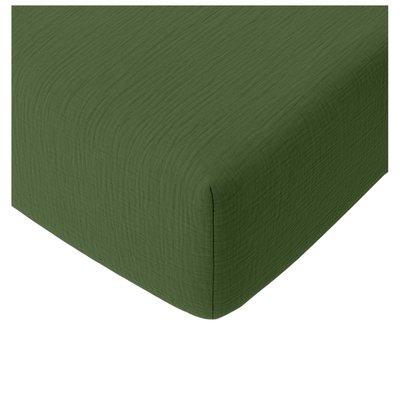 Drap-housse Gaze de coton lavé Douce EDEN