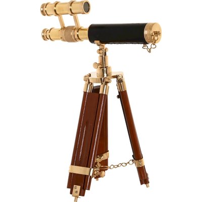 Objet de décoration en laiton, télescope RECOLLECTION