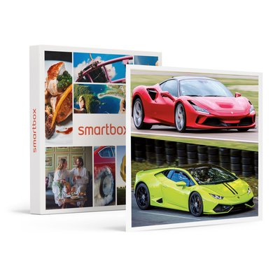 Stage de pilotage multivolant : 2 tours en Lamborghini Huracán et 2 tours en Ferrari F8 sur le circuit de La Ferté-Gaucher- SMARTBOX - Coffret Cadeau SMARTBOX