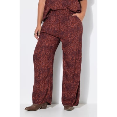 Pantalon palazzo, jambe large, imprimé croco STUDIO UNTOLD