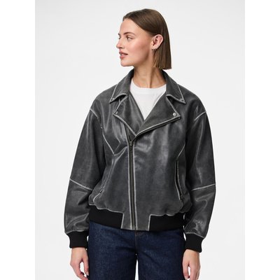 Veste en cuir PIECES PIECES