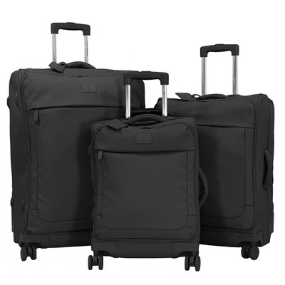 Lot de 3 valises souples dont 1 valise cabine DAVID JONES