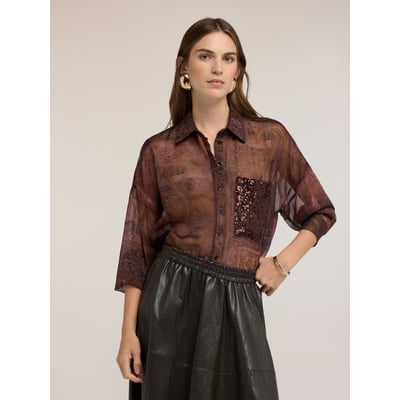 Chemise avec poche à paillettes MOTIVI