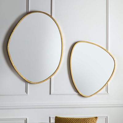 70cm Gold Organic Mirror SO'HOME