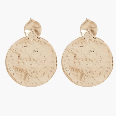 Boucles d'oreilles rondes martelées BALABOOSTE