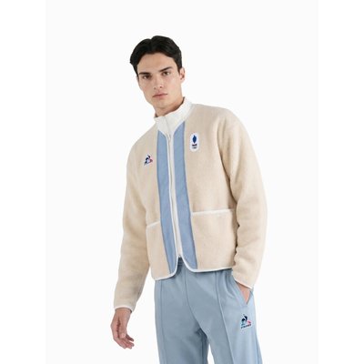 Veste zippée Équipe de France Olympique 2026 en polaire Jeux Olympiques EQUIPE DE FRANCE LE COQ SPORTIF
