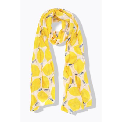 Foulard imprimé citrons ULLA POPKEN