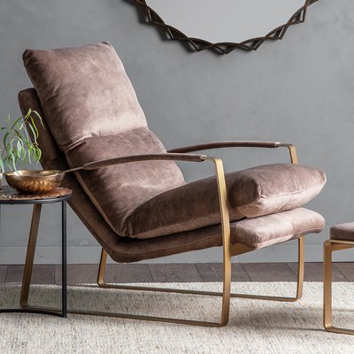 Ambala Faux Suede Lounger SO'HOME