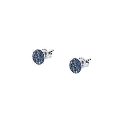 Puces en argent 925 et cristal CLEOR