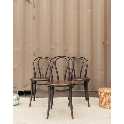 Lot de 3 chaises en bois Claude N°1656 - Bon état DEBONGOUT