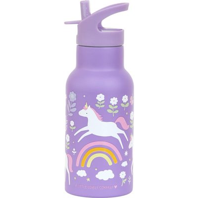 Gourde isotherme LICORNE A LITTLE LOVELY COMPANY