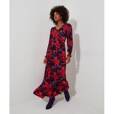 Robe longue fleurie La Redoute
