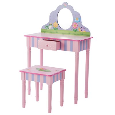 Coiffeuse Enfant Tabouret Miroir MAGIC GARDEN TEAMSON KIDS