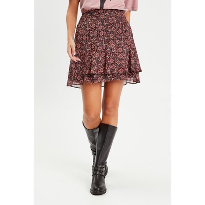Jupe patineuse rose poudre La Redoute