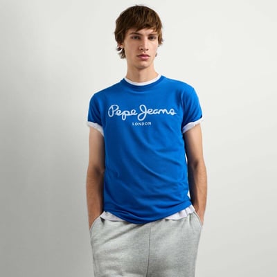 T-Shirt Coupe Slim Avec Logo PEPE JEANS
