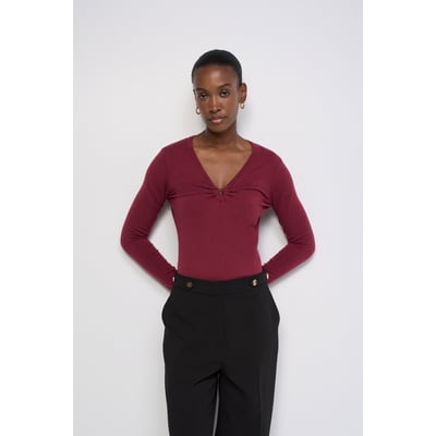 PULL FRONCÉ SUR LA POITRINE SALSA JEANS