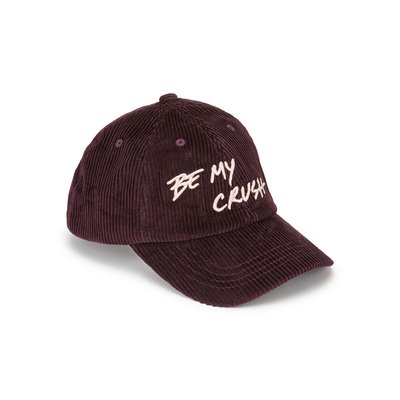 Basecap "Be My Crush" aus Cord BA&SH