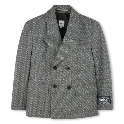 Veste de costume à carreaux BOSS KIDSWEAR