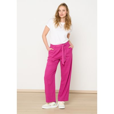 Pantalon en lin avec ceinture LOLALIZA