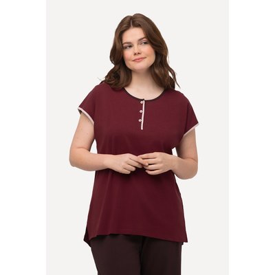T-shirt de pyjama à col rond et ULLA POPKEN