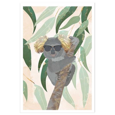 Affiche enfant cool koala HEXOA