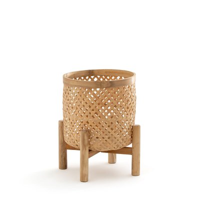 Cache-pot sur pied en bambou Ø26 cm Bambu LA REDOUTE INTERIEURS