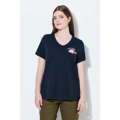 T-shirt en coton bio, motif floral ULLA POPKEN