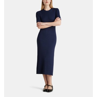 Robe Longue Fourreau Aya Dress Manches Courtes GALERIES LAFAYETTE