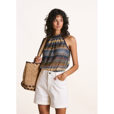 Top sans manches en crochet LA FEE MARABOUTEE