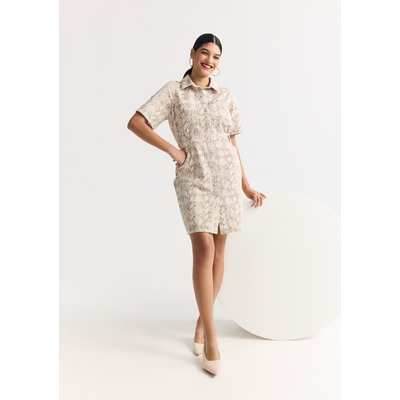 Robe en denim à imprimé python LOLALIZA