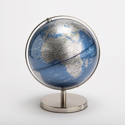 Globe terrestre     argent-LUMIÈRES GIVRÉES AMADEUS