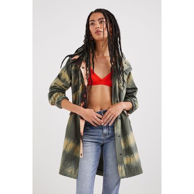 Parka double tie and dye - GREEN - XS DESIGUAL