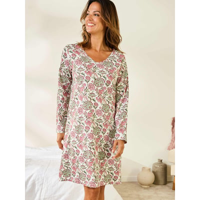 Lot de 2 chemises de nuit forme t-shirt DAXON