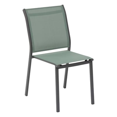 Chaise de jardin empilable en aluminium ESSENTIA HESPERIDE