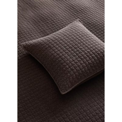 Housse de coussin pour lit en coton garment-dyed 50x50 cm MANGO HOME