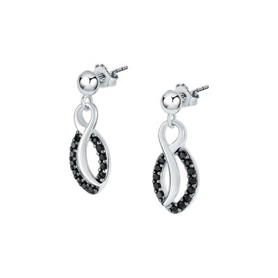 Boucles d'oreilles en argent 925 et oxyde de zirconium CLEOR