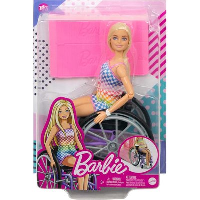 Barbie Fashionistas - Poupée mannequin avec fauteuil roulant MATTEL