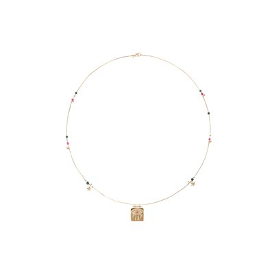 Collier chaîne avec pampilles et pendentif BLESS HIPANEMA