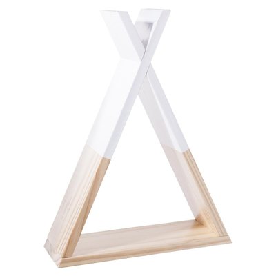 Etagère murale tipi bois blanc PIER IMPORT