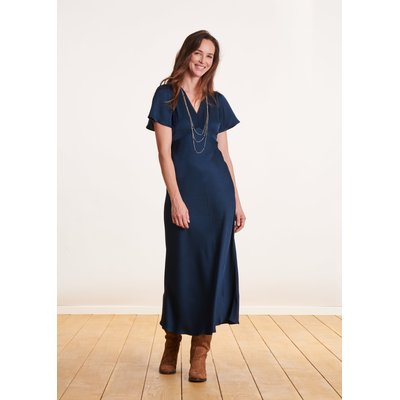 Robe cintrée mi longue discount