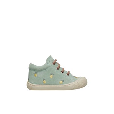 Chaussures premiers pas en suède COCOON EMBR.PINEAPPLES NATURINO