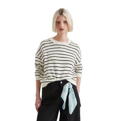 Pull à rayures regular en fil Organic Cotton Club MARC O’POLO DENIM
