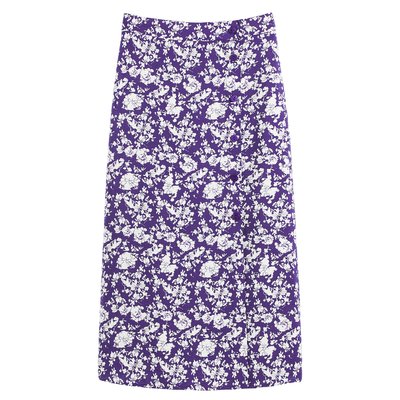 Jupe longue boutonnée, imprimé fleurs LA REDOUTE COLLECTIONS