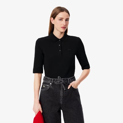 Polo L.12.D slim fit manches trois-quarts LACOSTE