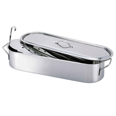Poissonnière en inox avec grille 60 cm BEKA
