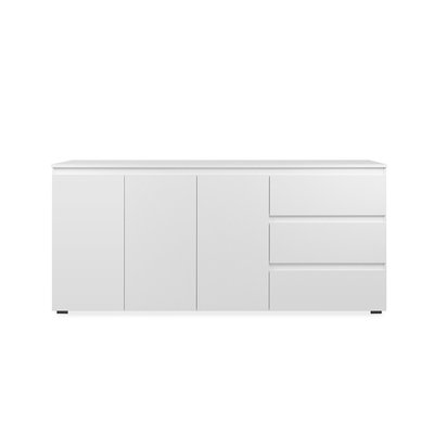 Buffet 3 portes 3 tiroirs et 2 étagères - L178,5 x H80 cm CALICOSY