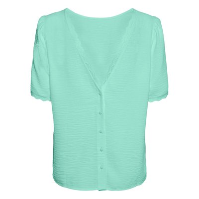 Блузка с короткими рукавами и круглым вырезом VERO MODA