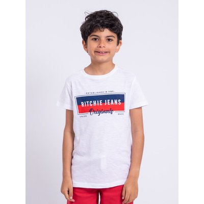 T-shirt Manches Courtes Col Rond Pur Coton Nomary-j RITCHIE