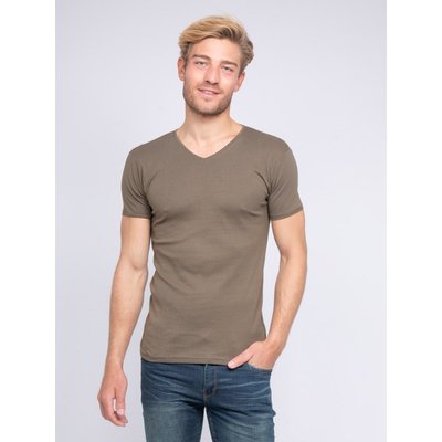 T-shirt Col V Pur Coton Organique Word RITCHIE