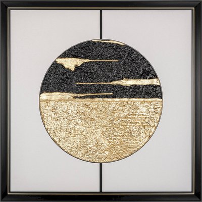 Tableau parchemin, décoration murale lunaire RECOLLECTION